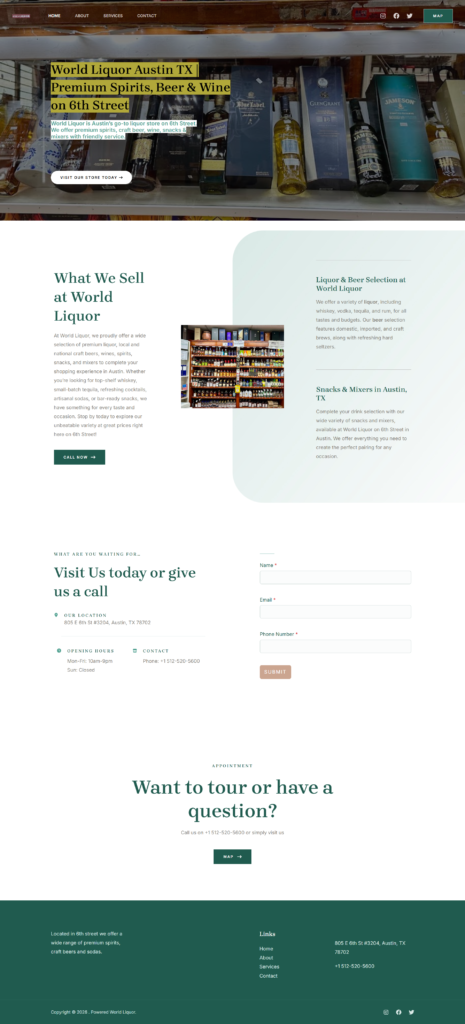 Homepage screencapture worldliquortx 2026 08 05 19 38 42